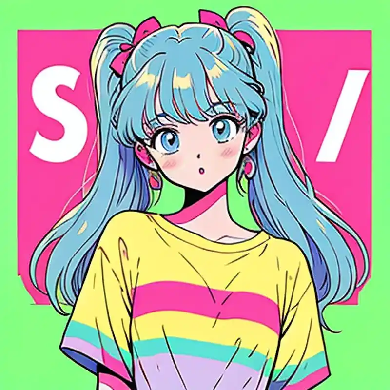 双马尾女生头像动漫可爱93