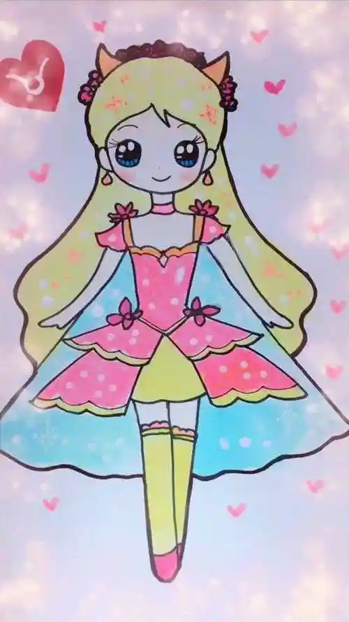 小公主简笔画来了,你们觉得哪个最好看