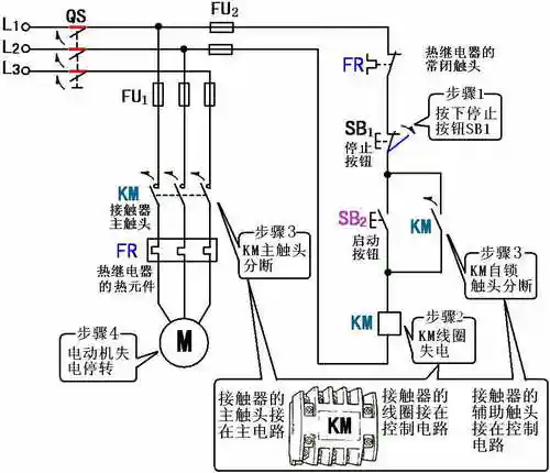 接触器自锁问题