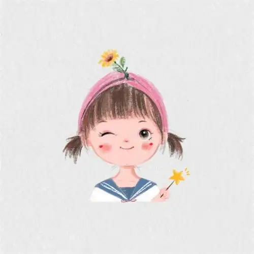 手绘小女孩头像超萌图片高清超萌的手绘可爱头像女生头像