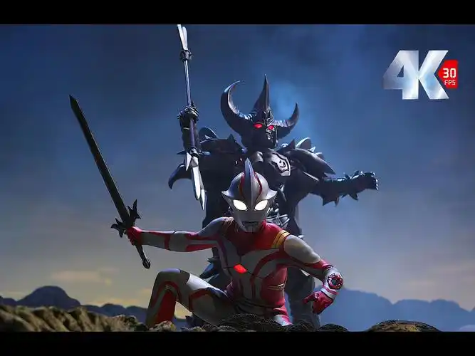 「𝟒𝐊 修复版」梦比优斯奥特曼:经典战斗集《第十七期》暗黑铠甲