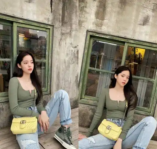 小仙女欧阳娜娜的穿搭,甜美青春有活力,每一套都是女神范_黑色_选择了