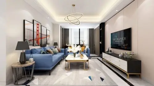 现代四居室125平米12万-惠州星河丹堤装修案例-惠州房天下家居装修网