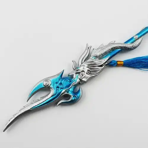 剑侠情缘3 剑网三橙武 天策碎魂长枪 合金武器兵器