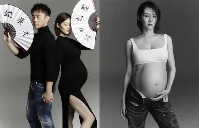 郑恺晒苗苗孕肚和女儿脚丫照,首谈当爸感受,称女儿有强大干爹团