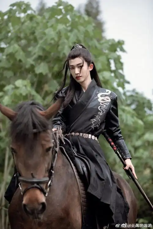 刘宇古装高马尾造型