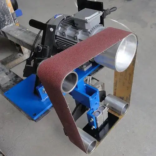 宁力车床磨床加装砂带抛光机 打磨机异形件平面打磨机厂家工业级