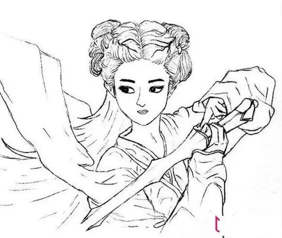 楚乔动漫简笔画