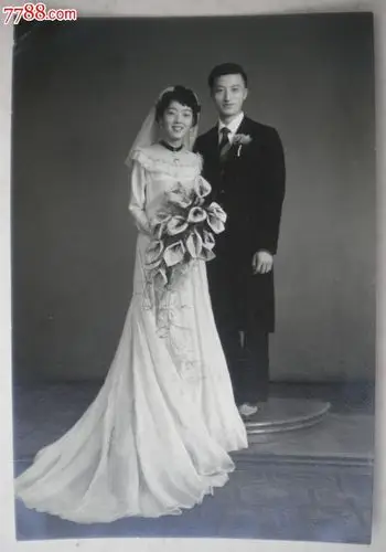 早期结婚照