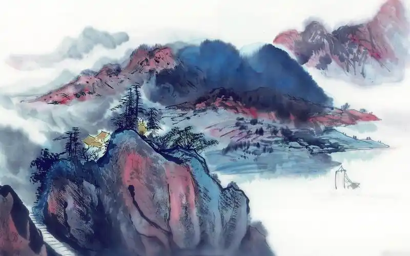 中国山水画精品图片壁纸