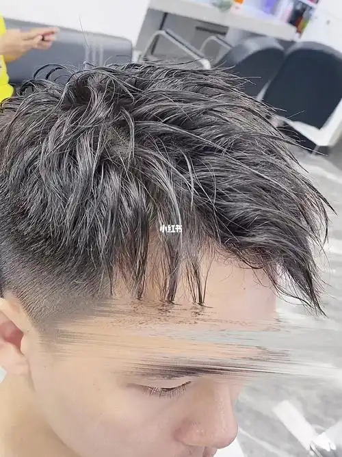 男士摩根烫效果图片蓬松自然高级线条