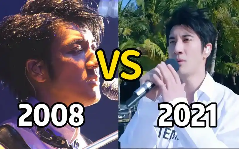 王力宏前后期对比,唱功进步太明显了