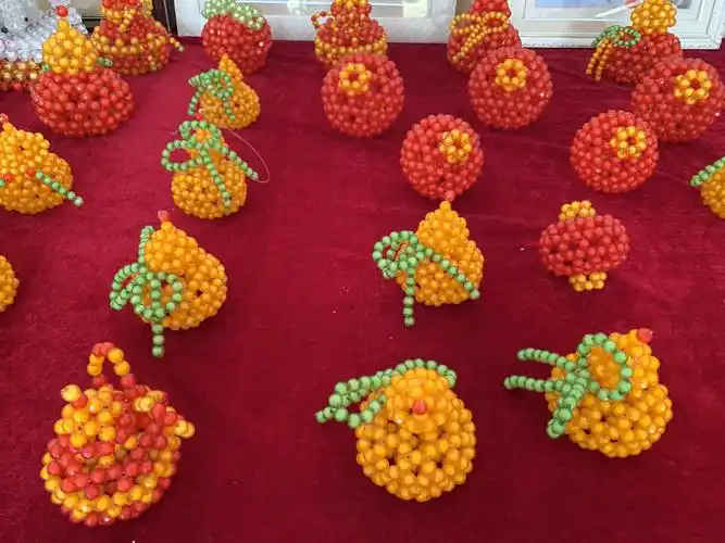 学生串珠艺术作品《葫芦》