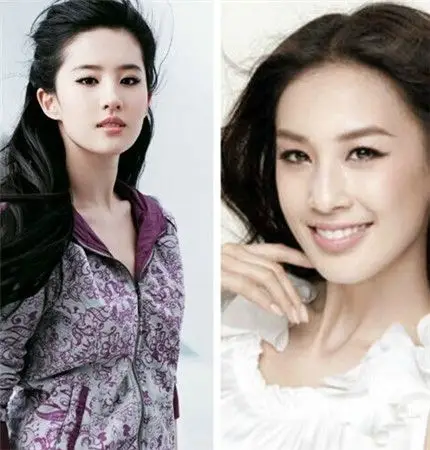 【图】图解黄圣依和刘亦菲像吗 青春女神现在却堕落成走光女王