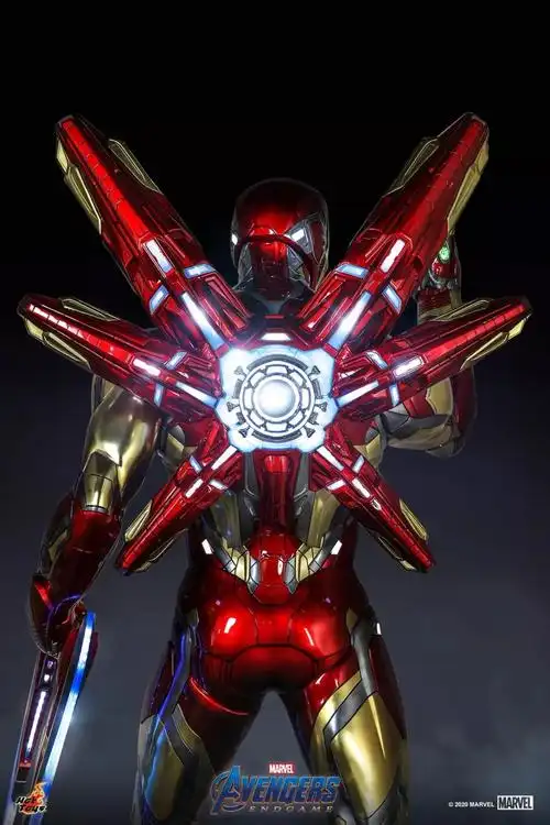 新品预告hottoys11复联4终局之战ironman钢铁侠马克85全身像