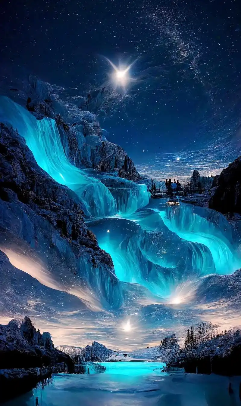 人间仙境美如画 #手机高清壁纸 - 抖音