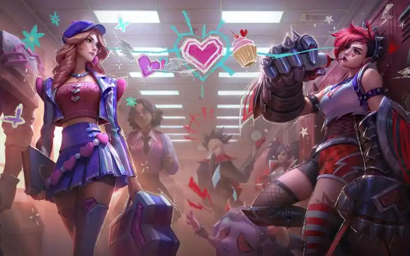 【{补}英雄新皮肤】 情人节系列 凯特琳 皮肤pbe演示