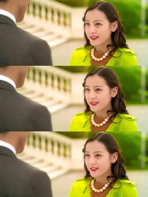 绿色系的吴安珀@dear-迪丽热巴#迪丽热巴#存99050701