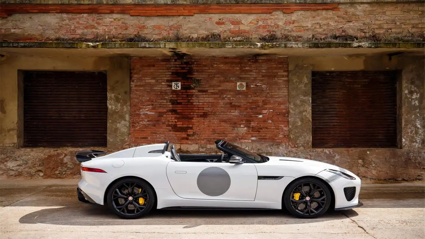 捷豹f-type白色汽车壁纸1920×1080高清图片大全