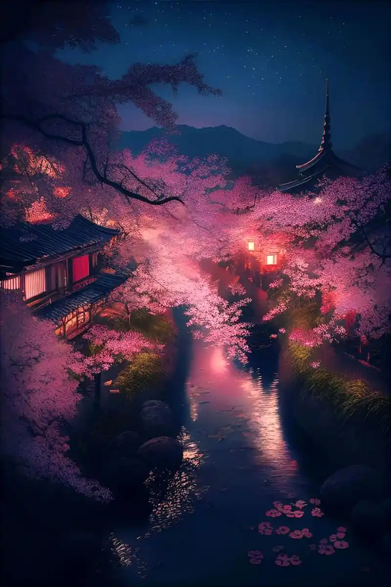 ai绘画分享#创作灵感 #古风 #ai绘画 #治愈系风景 # - 抖音