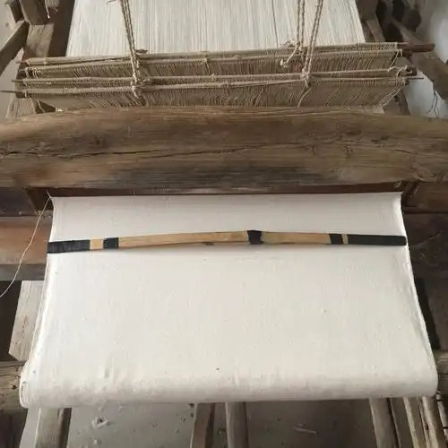 定制传统手工老粗布4548cm天然棉纺手工土布床上用品布料