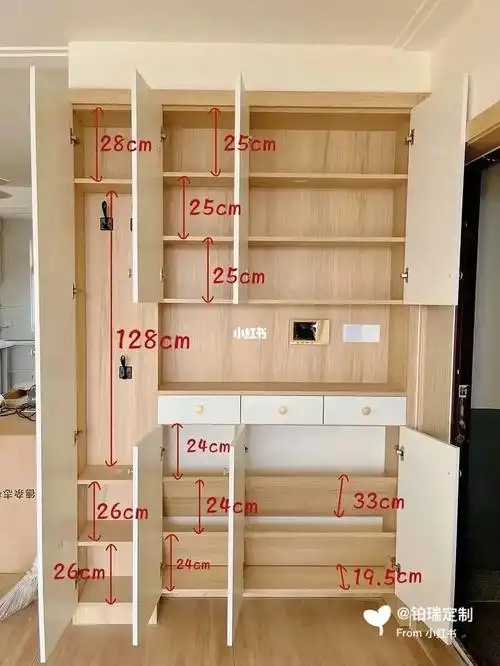 小户型装修|鞋柜详细尺寸图分享🔥