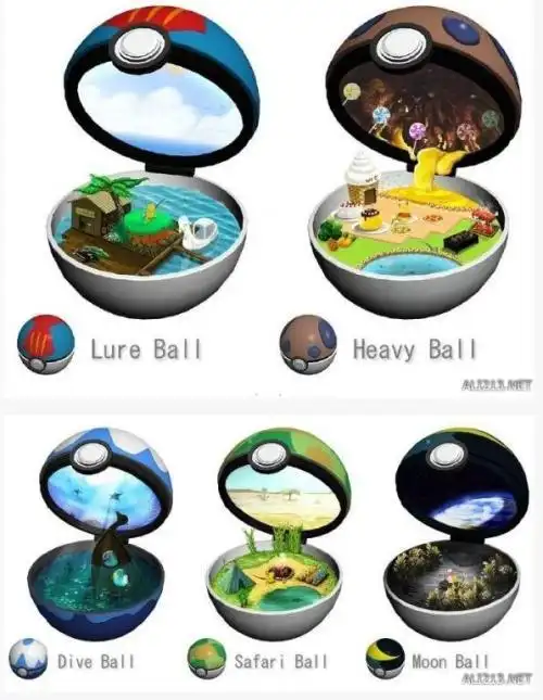 精灵宝可梦精灵球简笔画