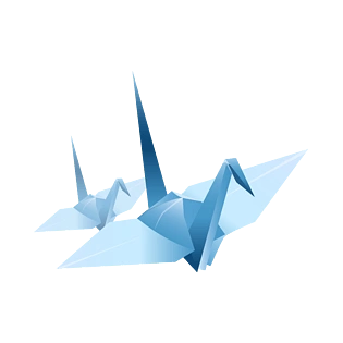 千纸鹤矢量图片大全