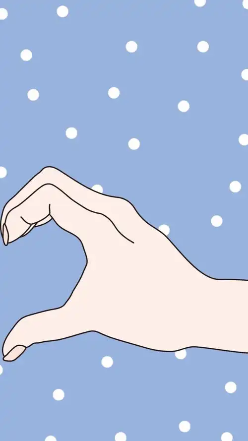 情侣壁纸手比爱心iphone锁屏壁纸ing