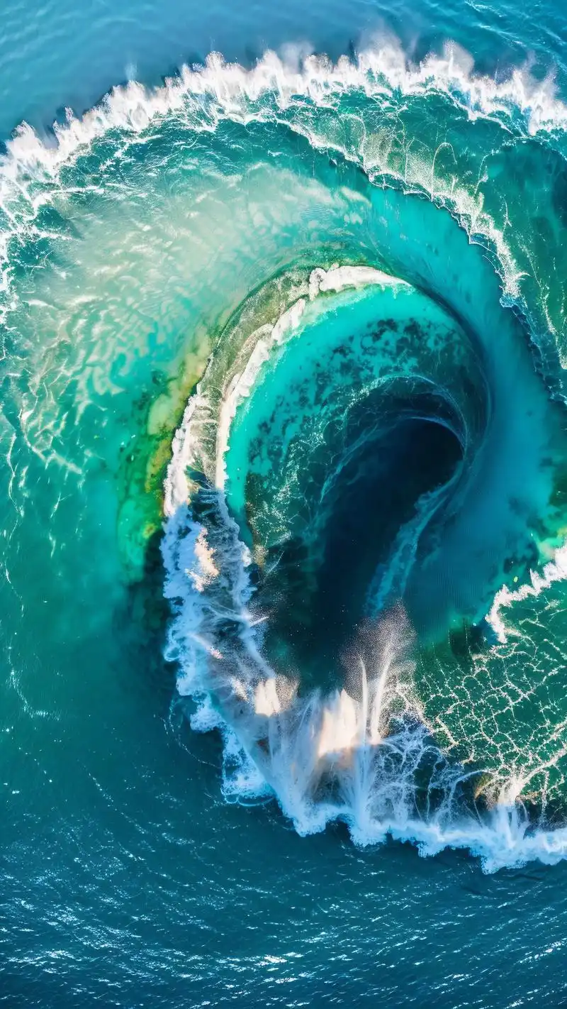 🌊8k超清蓝光海浪壁纸📱