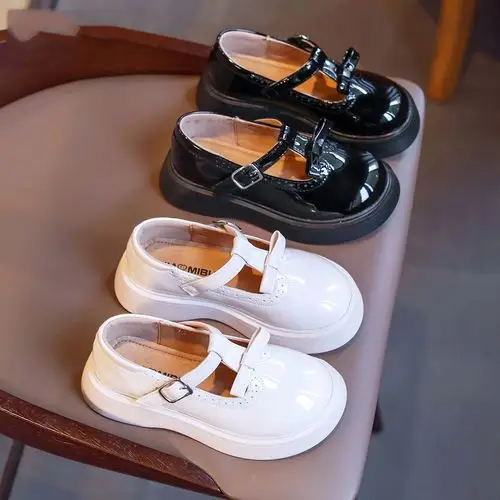 法国jacadikids女童皮鞋2021春款新款单鞋小女孩皮鞋