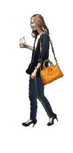 透明动态人物行走素材4