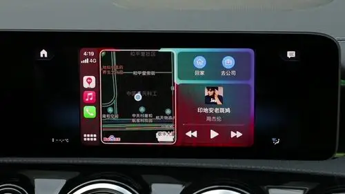 2020款 奔驰cla猎跑车 carplay系统