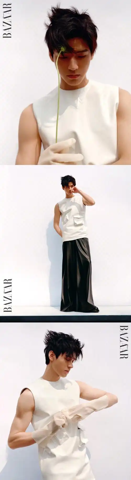 龚俊时尚芭莎五月刊封面##龚俊春日幻想芭莎大片##封面大赏