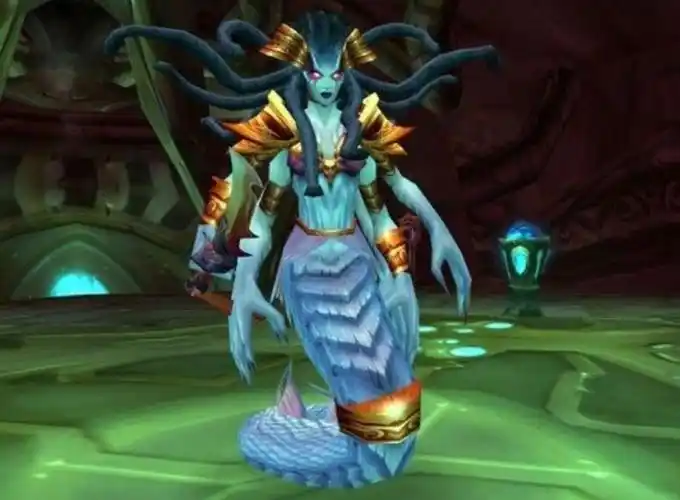 《魔兽争霸3》中娜迦是人形蛇尾的生物,是游戏中唯一参与到各个战役的