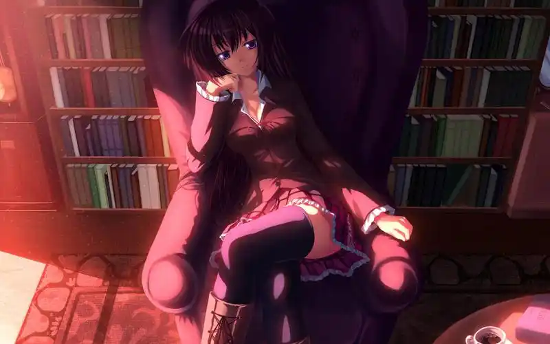 动漫美女红叶知弦图片桌面壁纸