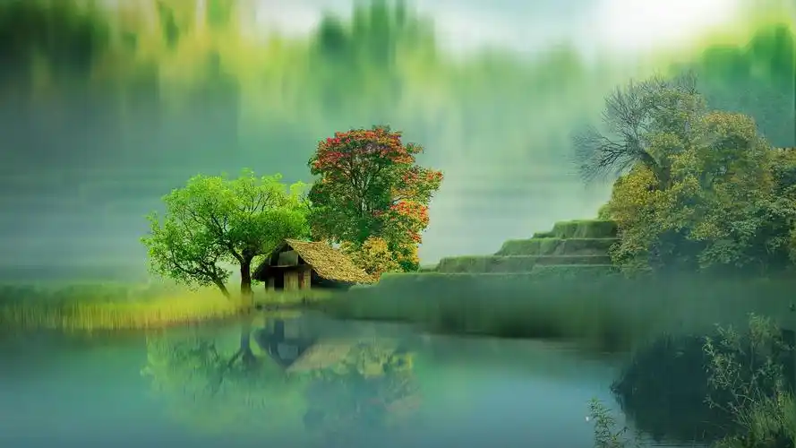 有哪些极富美感的绿色系壁纸? - 知乎