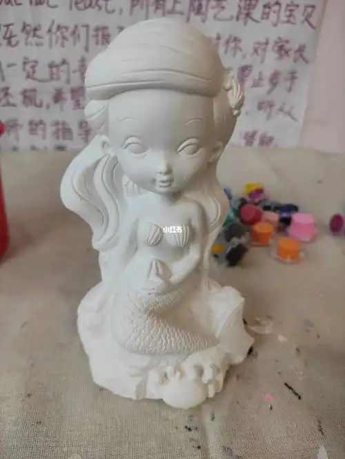 石膏娃娃diy  #石膏娃娃涂鸦