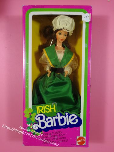 发 barbie irish 1983 正品绝版世界风情之爱尔兰芭比娃娃