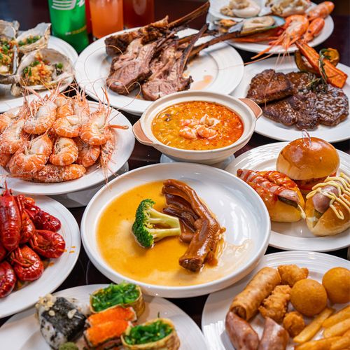 塘厦三正半山温泉酒店自助餐,多种海鲜,星级美食 – 天猫优惠券后价格