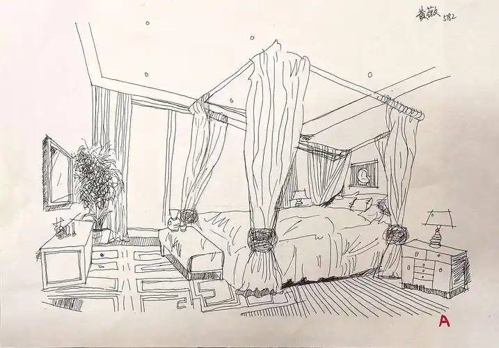 数媒5182设计速写(生活小品和室内家居)优秀作业名单