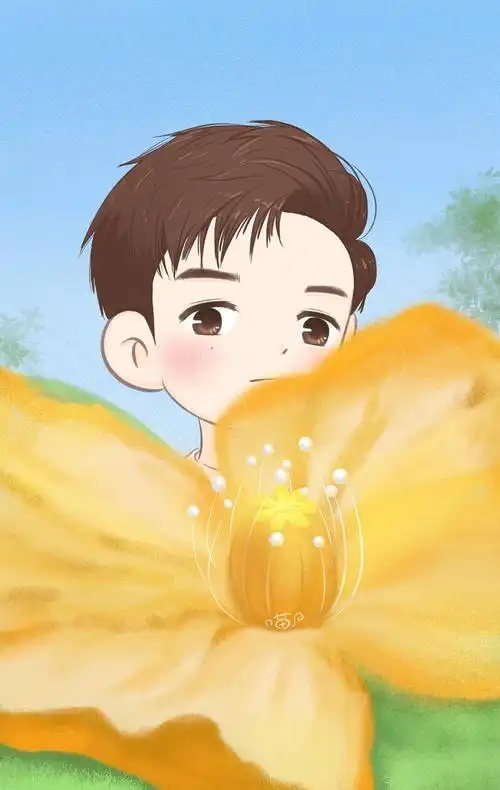 李现这个粉丝画的卡通小现太可爱了