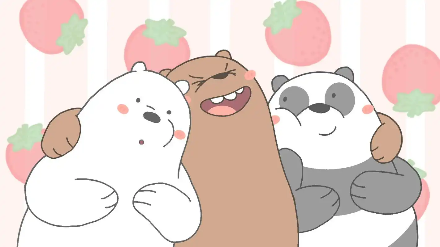 这么可爱的熊熊你们见过没?九张裸熊高清电脑壁纸哦