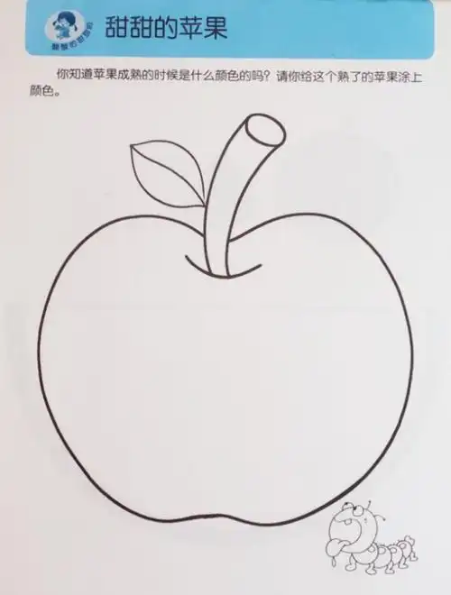 活动四,美术(甜甜的苹果) 活动目标 引导幼儿苹果成熟的时候是什么