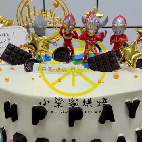 奥特曼蛋糕 #高州 #店里实拍视频 奥特曼蛋糕