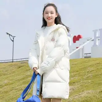妤屋青少女初中女生女大童羽绒服1215岁学生穿初中生冬装中长款高中