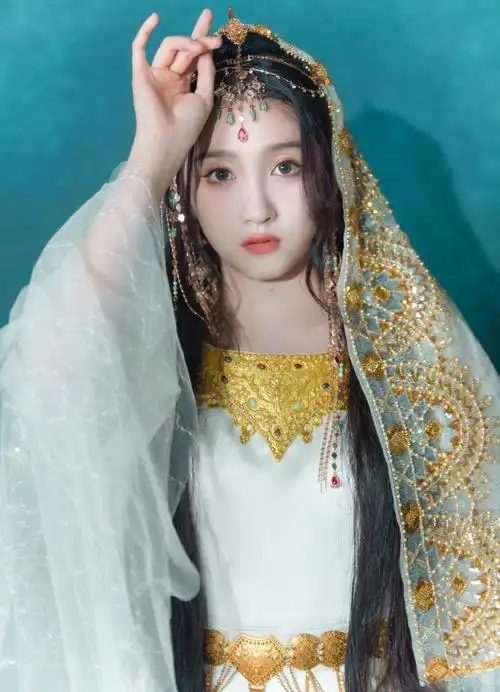 关晓彤西域少女妆