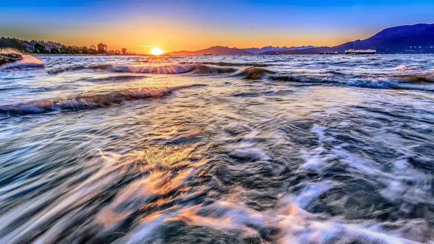 加拿大温哥华杰利科海滩风景桌面壁纸