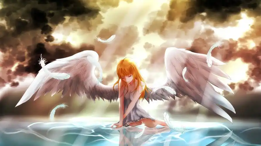 动漫,天使,伤感,跌落凡间的天使壁纸