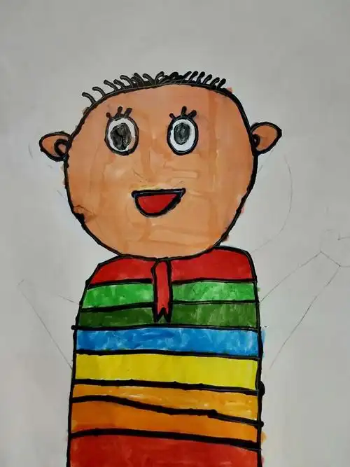 我手画我心,我的自画像——记双峰小学一年级心理健康活动